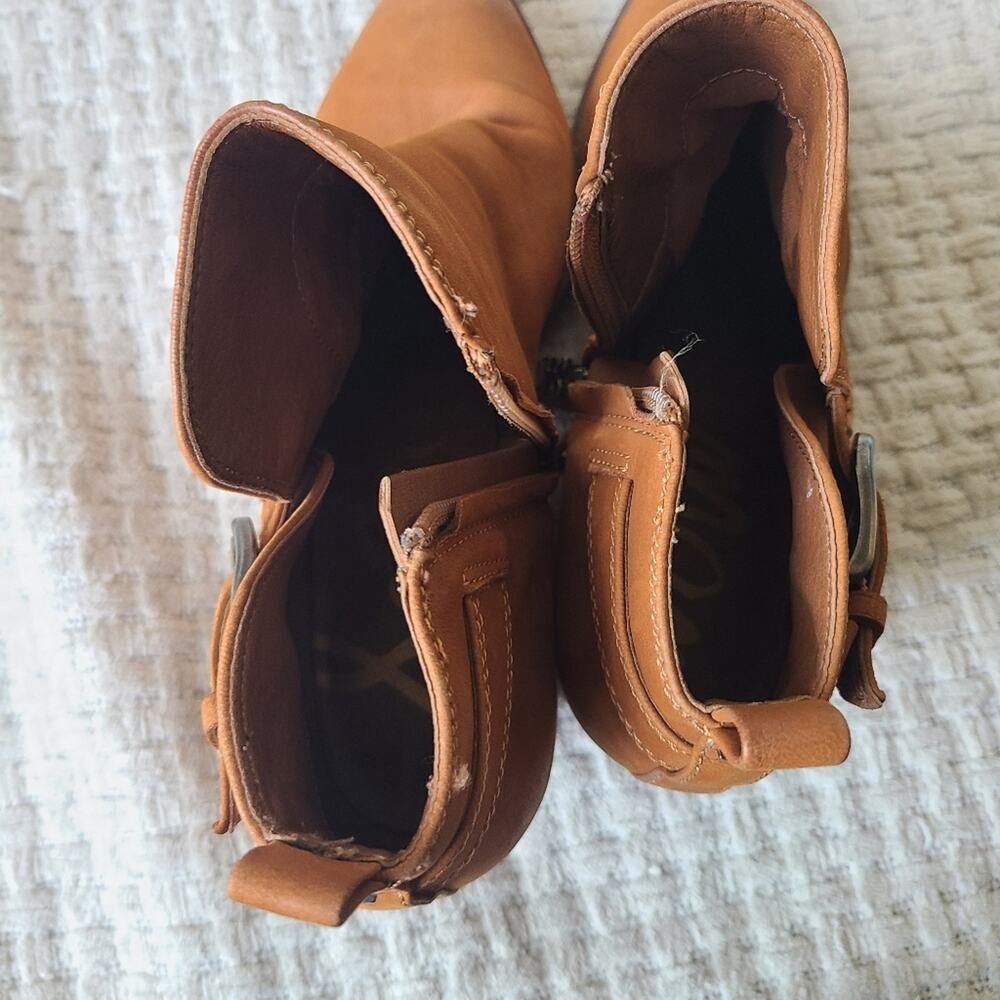 Sam Edelman Neena Leather Point-Toe Ankle Boots Women's Size 8 - Picture 12 of 12